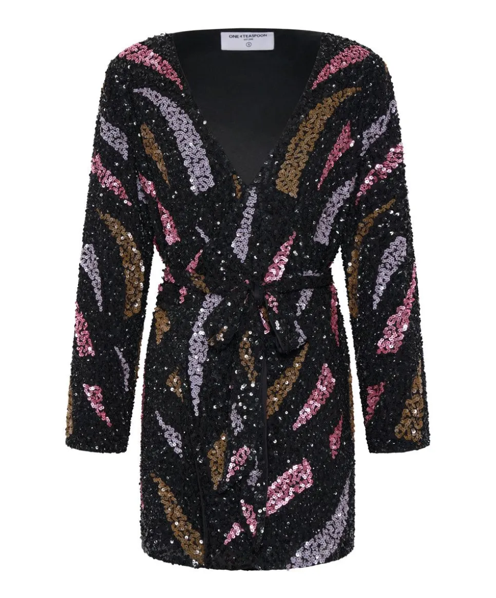 Mini Dresses|ONE TEASPOON Delusion Hand Beaded Wrap Dress