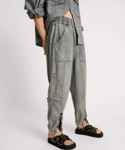 Denim Jeans|ONE TEASPOON Dirty Blue Denim Flight Pants