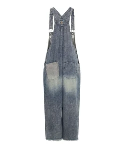 Denim Jumpsuits|ONE TEASPOON Dirty Blue Stanton St Skater Denim Overalls