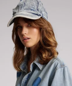 Accessories|ONE TEASPOON Distressed Denim Cap