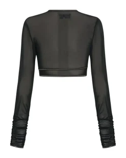 Tops|ONE TEASPOON Dominator Mesh Longsleeve Top