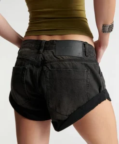 Denim Shorts|ONE TEASPOON Double Bass Bandits Low Waist Denim Shorts