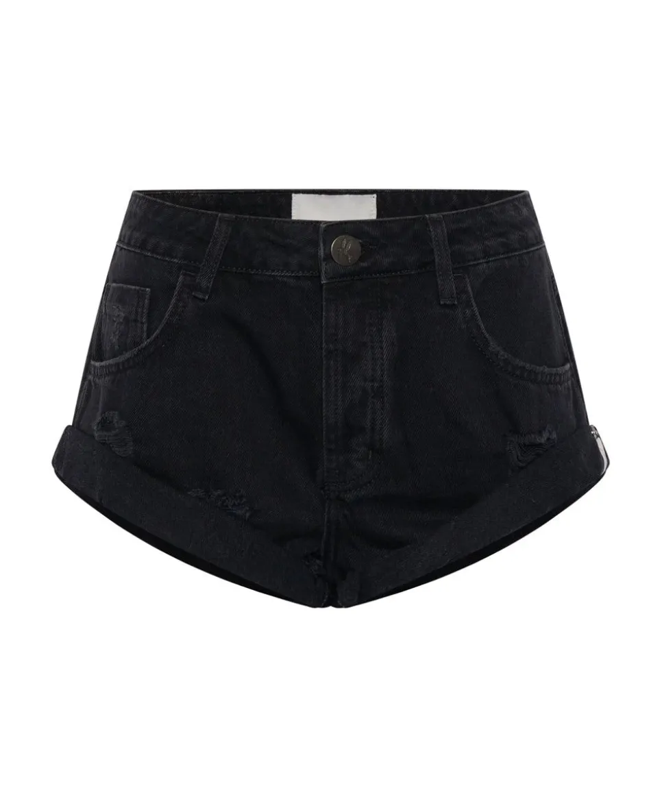 Denim Shorts|ONE TEASPOON Double Black Bandits Denim Shorts