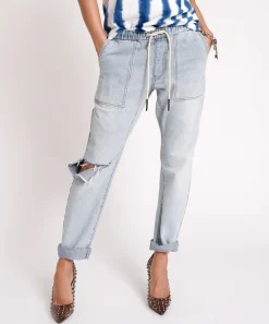 Denim Jeans|ONE TEASPOON Dream Shabbies Drawstring Boyfriend Jeans