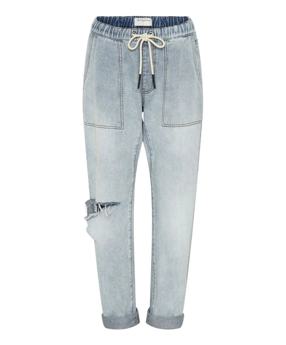 Denim Jeans|ONE TEASPOON Dream Shabbies Drawstring Boyfriend Jeans