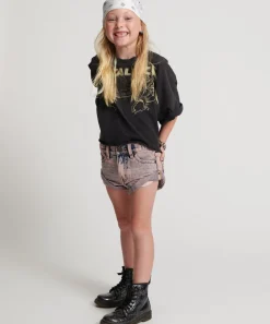 Clothing|ONE TEASPOON Dusty Kids Bandit Denim Shorts