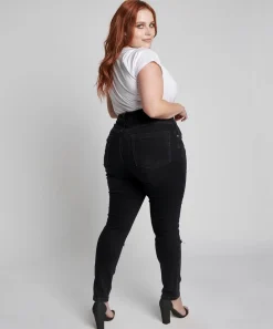 Denim Jeans|ONE TEASPOON Faded Black Freebirds Ii Super High Waist Skinny Jeans