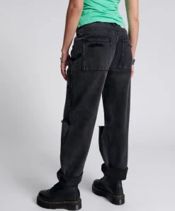 Denim Jeans|ONE TEASPOON Faded Black Smiths Trouser Jeans