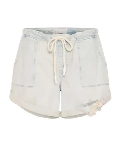 Denim Shorts|ONE TEASPOON Faded Blue Luxe Stretch Bandits Low Waist Shabby Shorts