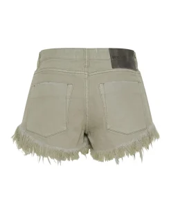 Denim Shorts|ONE TEASPOON Faded Khaki Bonita Low Waist Denim Shorts