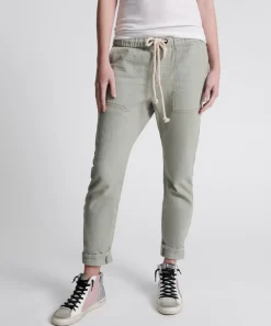 Denim Jeans|ONE TEASPOON Faded Khaki Shabbies Drawstring Boyfriend Jeans