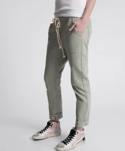 Denim Jeans|ONE TEASPOON Faded Khaki Shabbies Drawstring Boyfriend Jeans