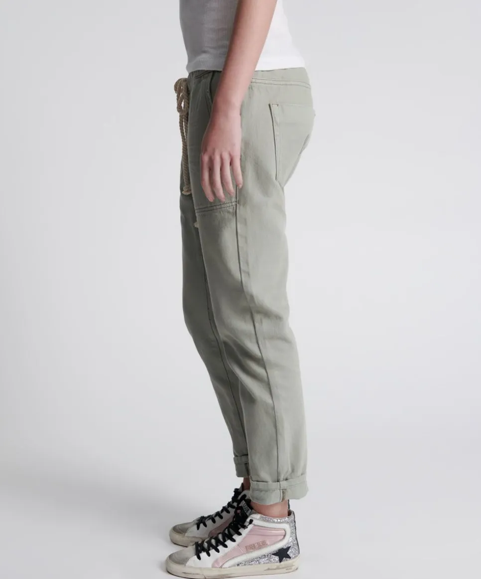 Denim Jeans|ONE TEASPOON Faded Khaki Shabbies Drawstring Boyfriend Jeans