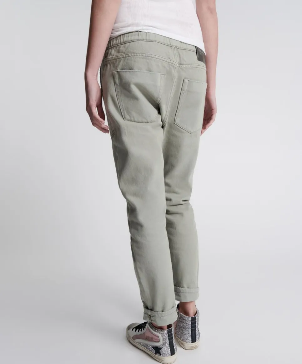 Denim Jeans|ONE TEASPOON Faded Khaki Shabbies Drawstring Boyfriend Jeans