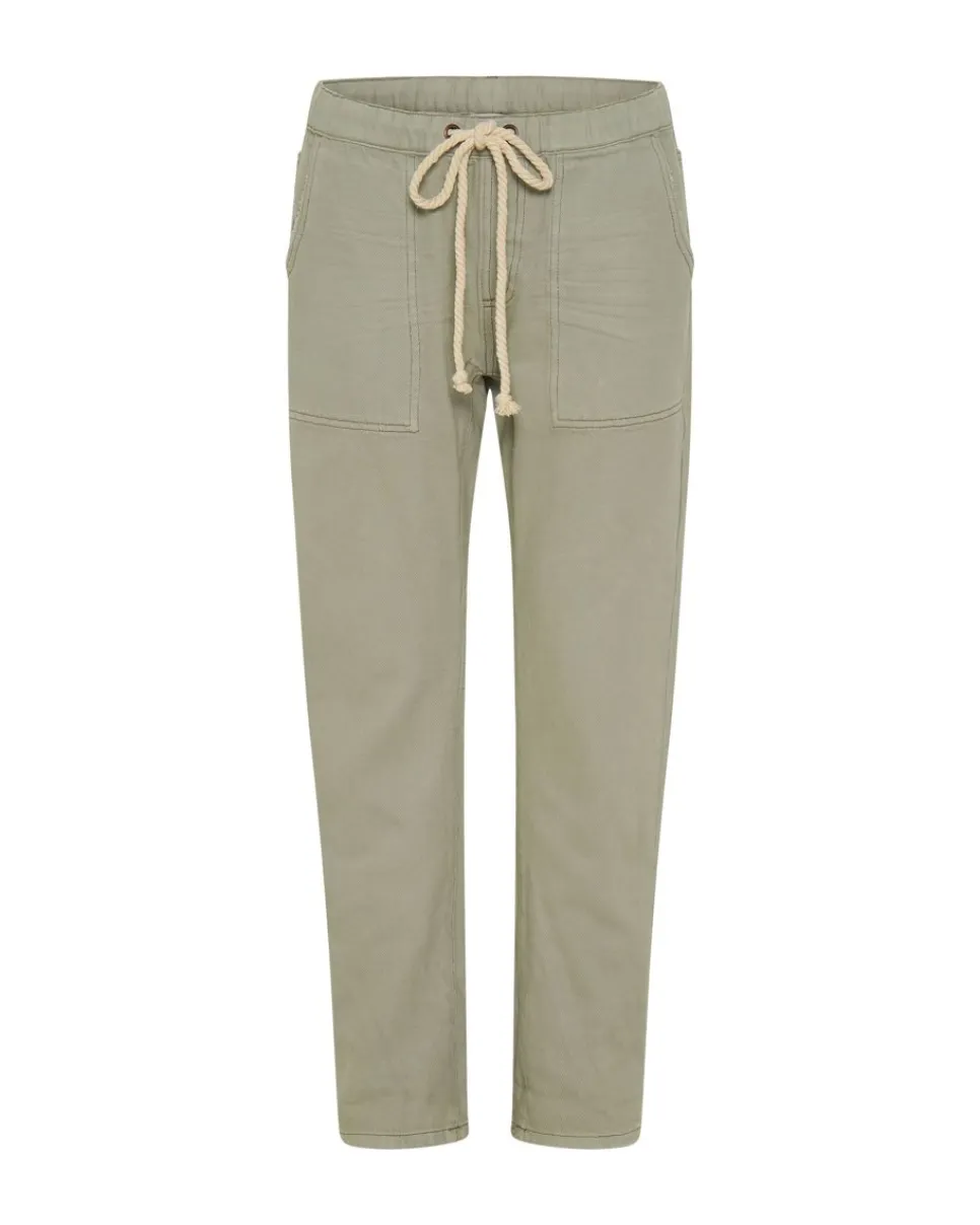 Denim Jeans|ONE TEASPOON Faded Khaki Shabbies Drawstring Boyfriend Jeans