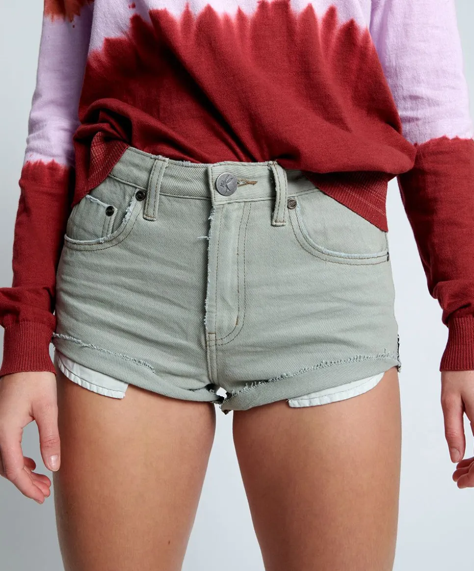Denim Shorts|ONE TEASPOON Faded Khaki The One Shorts
