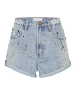 Denim Shorts|ONE TEASPOON Fleetwood Artiste Bandits High Waist Denim Shorts