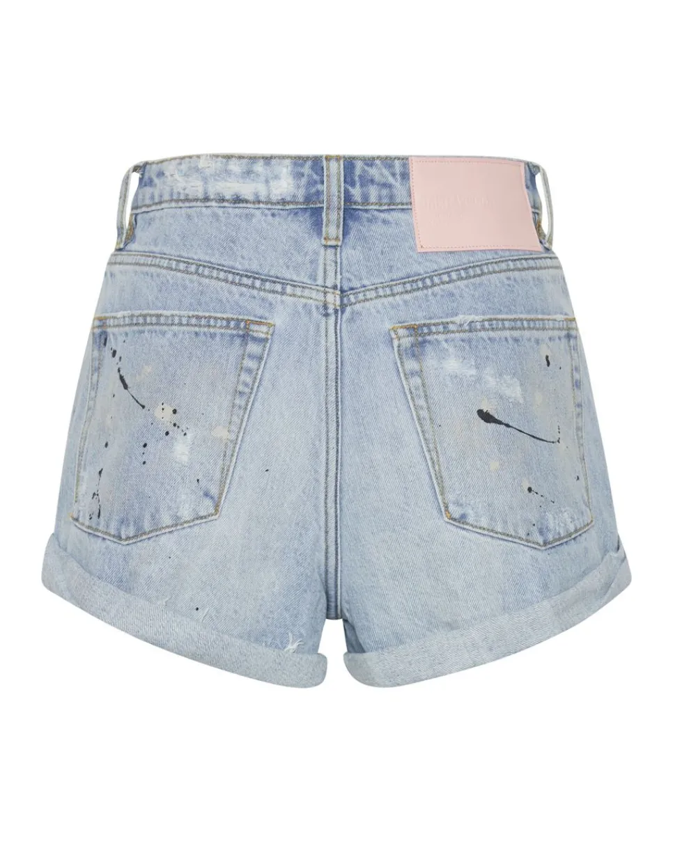 Denim Shorts|ONE TEASPOON Fleetwood Artiste Bandits High Waist Denim Shorts