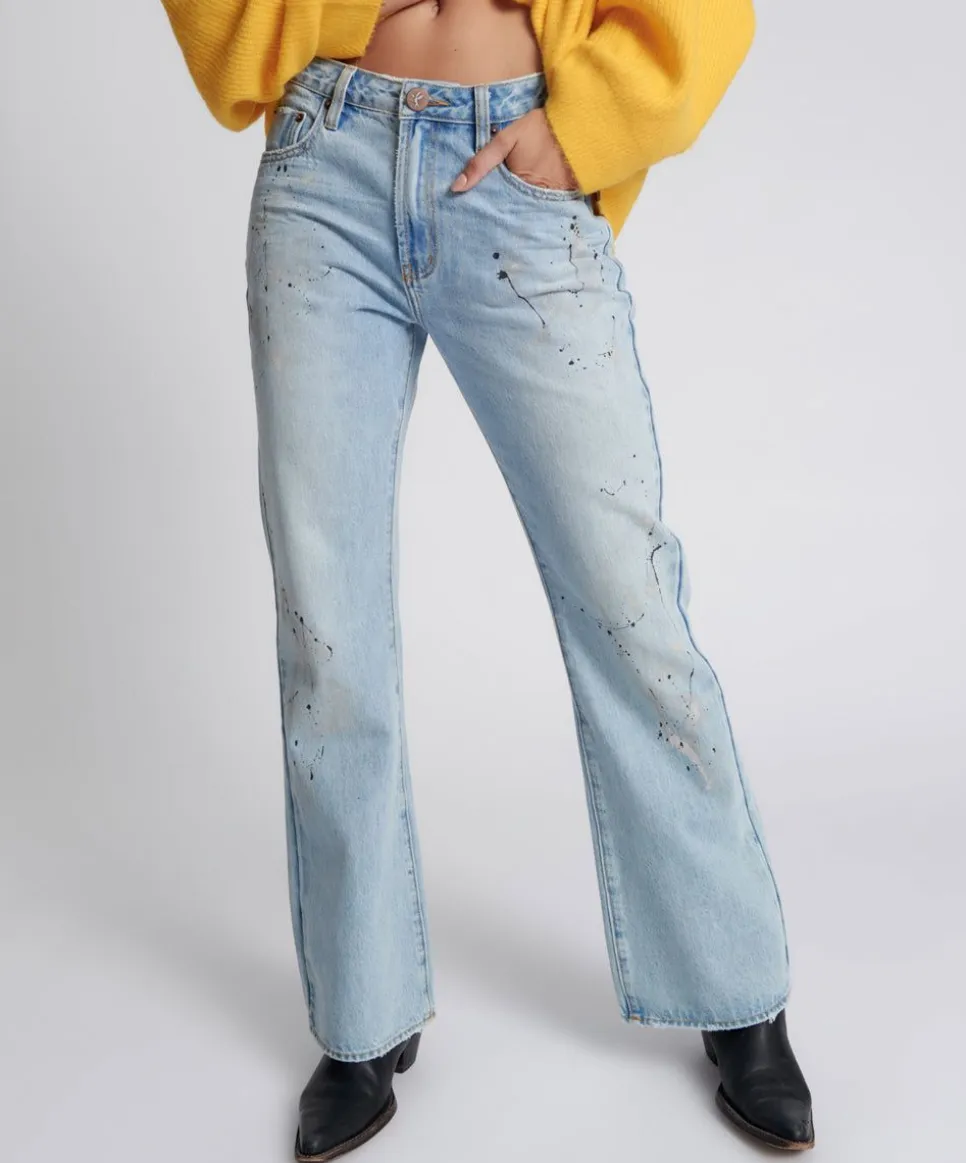 Denim Jeans|ONE TEASPOON Fleetwood Artiste Charlie Slim High Waist Flared Jeans