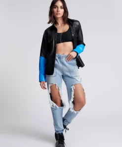 Denim Jeans|ONE TEASPOON Fleetwood Artiste Trackers Mid Waist Jogger Jeans