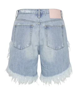 Denim Shorts|ONE TEASPOON Fleetwood Frankies Long Length Denim Shorts