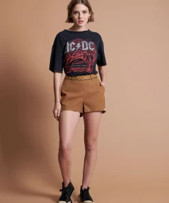 Bottoms|ONE TEASPOON Fleetwood Vegan Leather Shorts