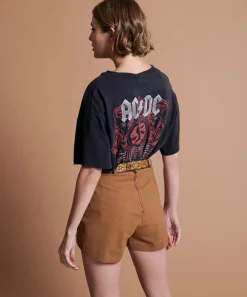 Bottoms|ONE TEASPOON Fleetwood Vegan Leather Shorts