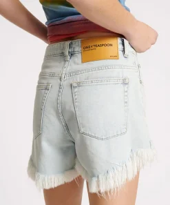 Denim Shorts|ONE TEASPOON Florence Bonitas High Waist Denim Shorts