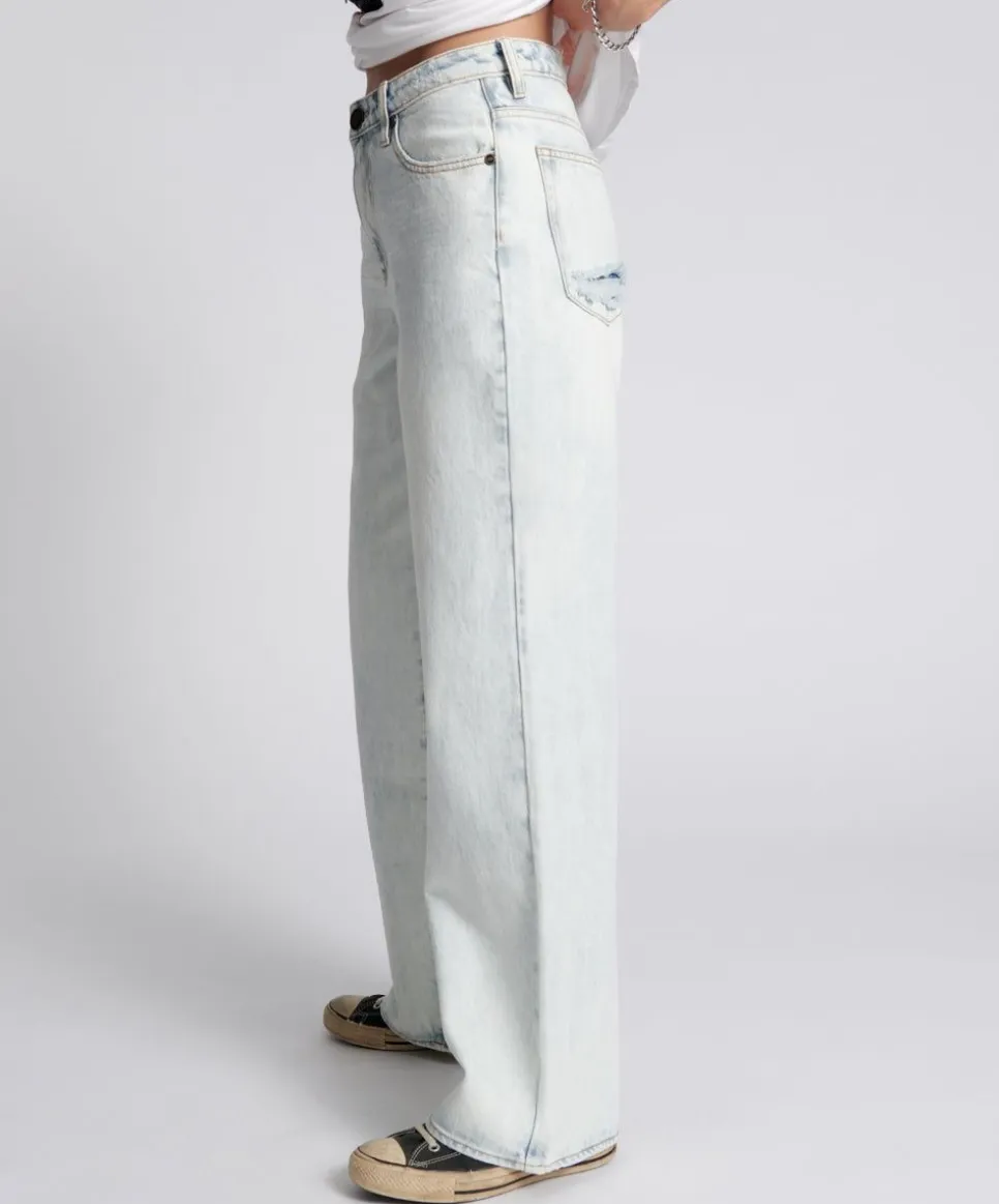 Denim Jeans|ONE TEASPOON Florence Jackson Mid Waist Wide Leg Jeans