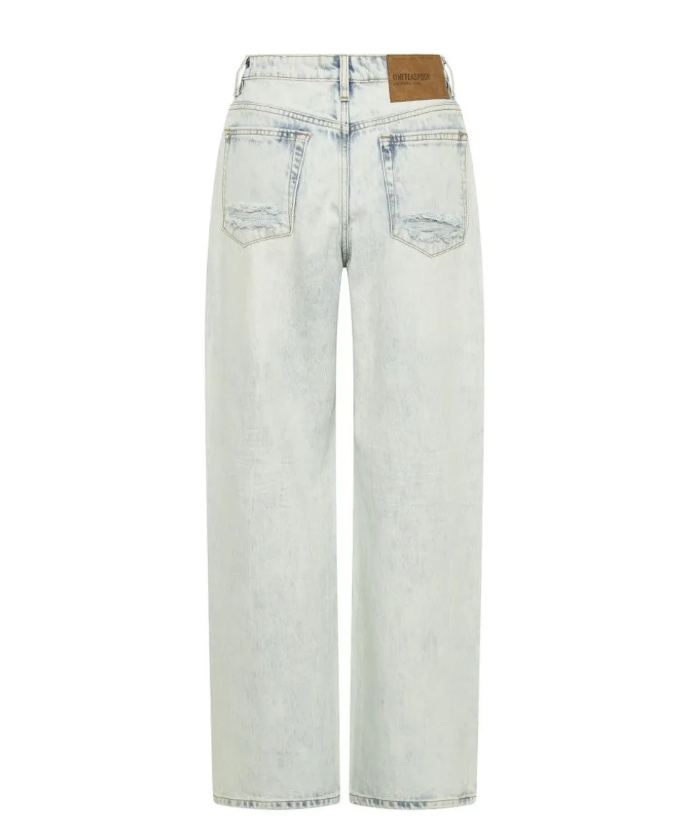 Denim Jeans|ONE TEASPOON Florence Jackson Mid Waist Wide Leg Jeans