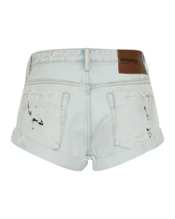 Denim Shorts|ONE TEASPOON Florence Painted Bandits Low Waist Denim Shorts