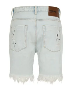 Denim Shorts|ONE TEASPOON Florence Painted Stevies Long Length Boyfriend Shorts