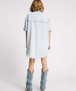 Midi & Maxi Dresses|ONE TEASPOON Florence Paris Denim Shirt Dress