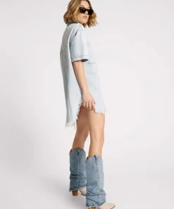 Midi & Maxi Dresses|ONE TEASPOON Florence Paris Denim Shirt Dress