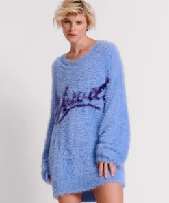 Knitwear|ONE TEASPOON Fluffy Cornflower Howdy Knit Sweater Dress