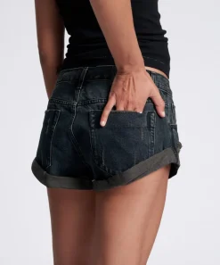 Denim Shorts|ONE TEASPOON Fox Black Bandit