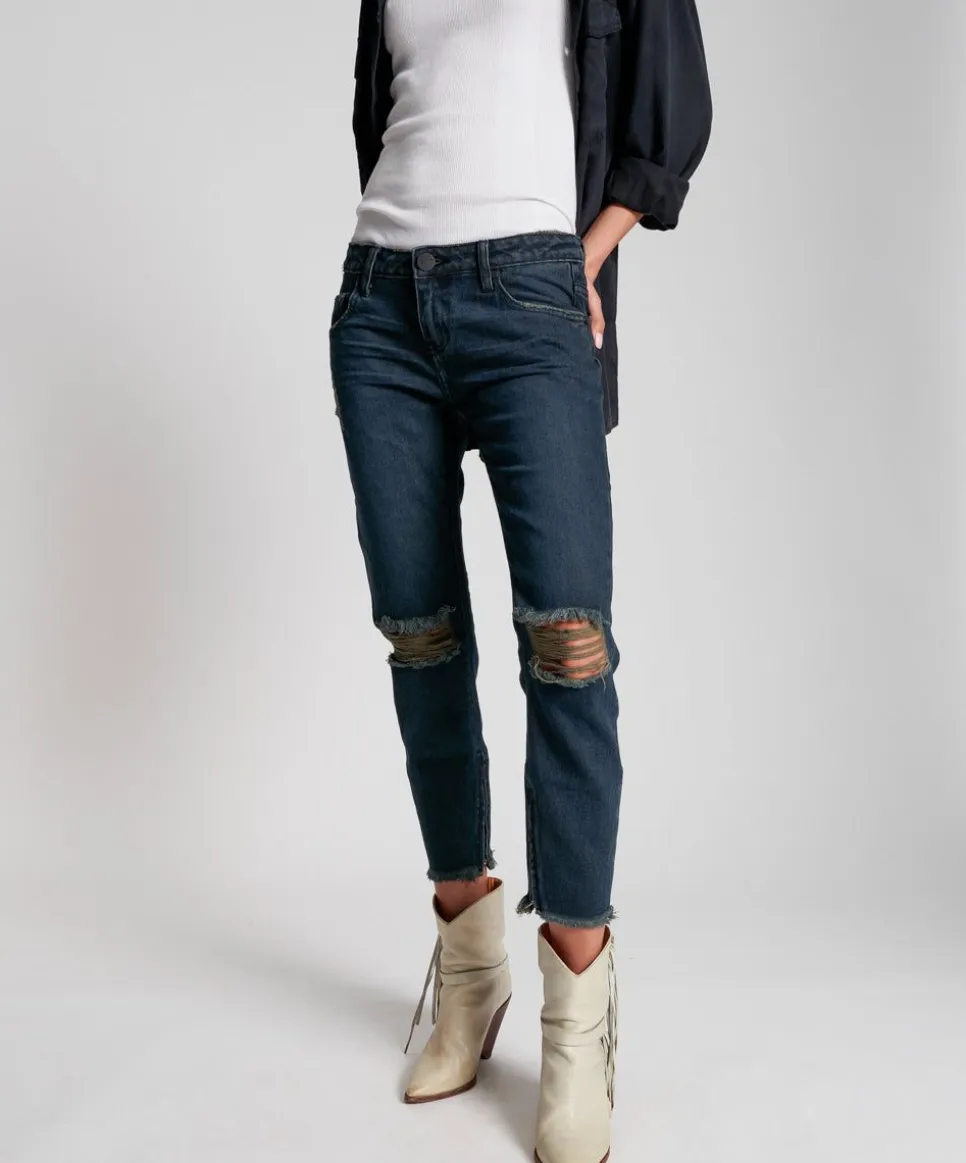 Denim Jeans|ONE TEASPOON Fox Black Freebirds