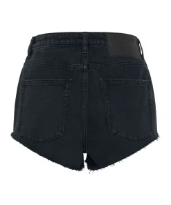 Denim Shorts|ONE TEASPOON Fox Black The One Fitted Cheeky Denim Shorts