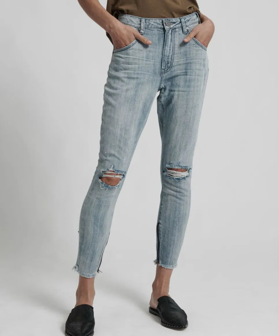 Denim Jeans|ONE TEASPOON Freebirds High Waist Skinny Jeans