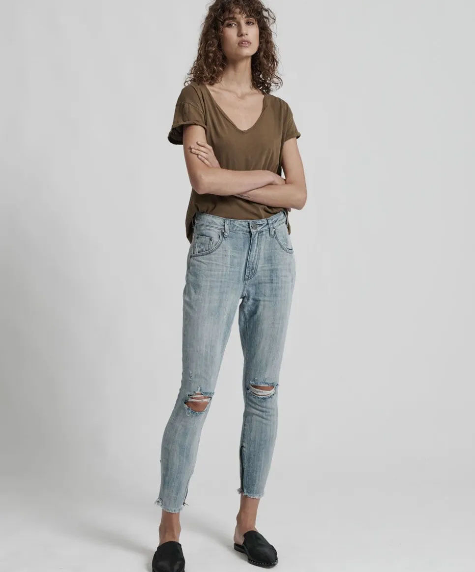 Denim Jeans|ONE TEASPOON Freebirds High Waist Skinny Jeans