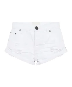 Denim Shorts|ONE TEASPOON Fresh White Bandits Low Waist Denim Shorts