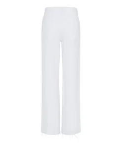 Denim Jeans|ONE TEASPOON Fresh White Jackson Mid Waist Wide Leg Jeans