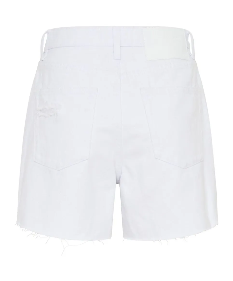 Denim Shorts|ONE TEASPOON Fresh White Legend High Waist Mom Fit Shorts