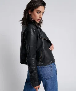 Leather Jackets|ONE TEASPOON Game Over Classic Leather Jacket