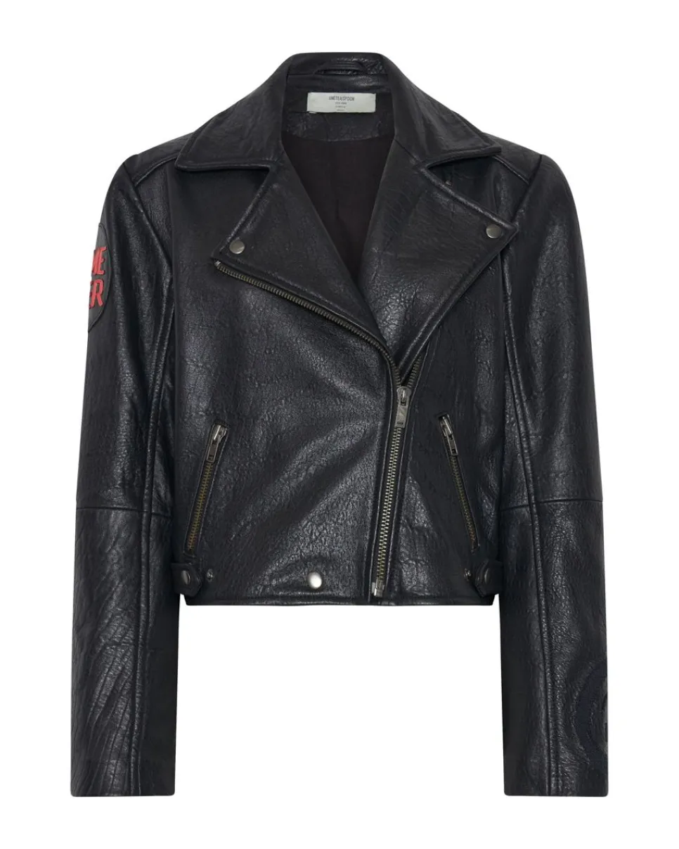 Leather Jackets|ONE TEASPOON Game Over Classic Leather Jacket