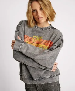 Hoodies And Sweats|ONE TEASPOON Gothic Studded Retro Sweater