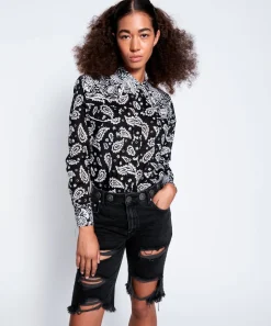 Shirts|ONE TEASPOON Hand Batik Paisley Western Shirt