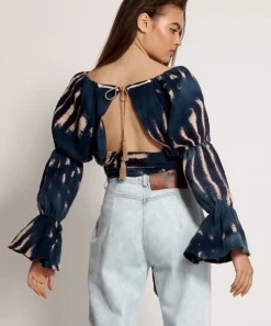 Tops|ONE TEASPOON Hand Tie Dye Santorini Nights Top