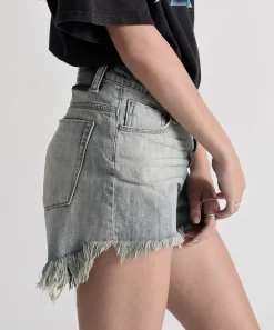Denim Shorts|ONE TEASPOON Hawks High Waist Denim Shorts