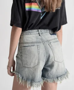 Denim Shorts|ONE TEASPOON Hawks High Waist Denim Shorts